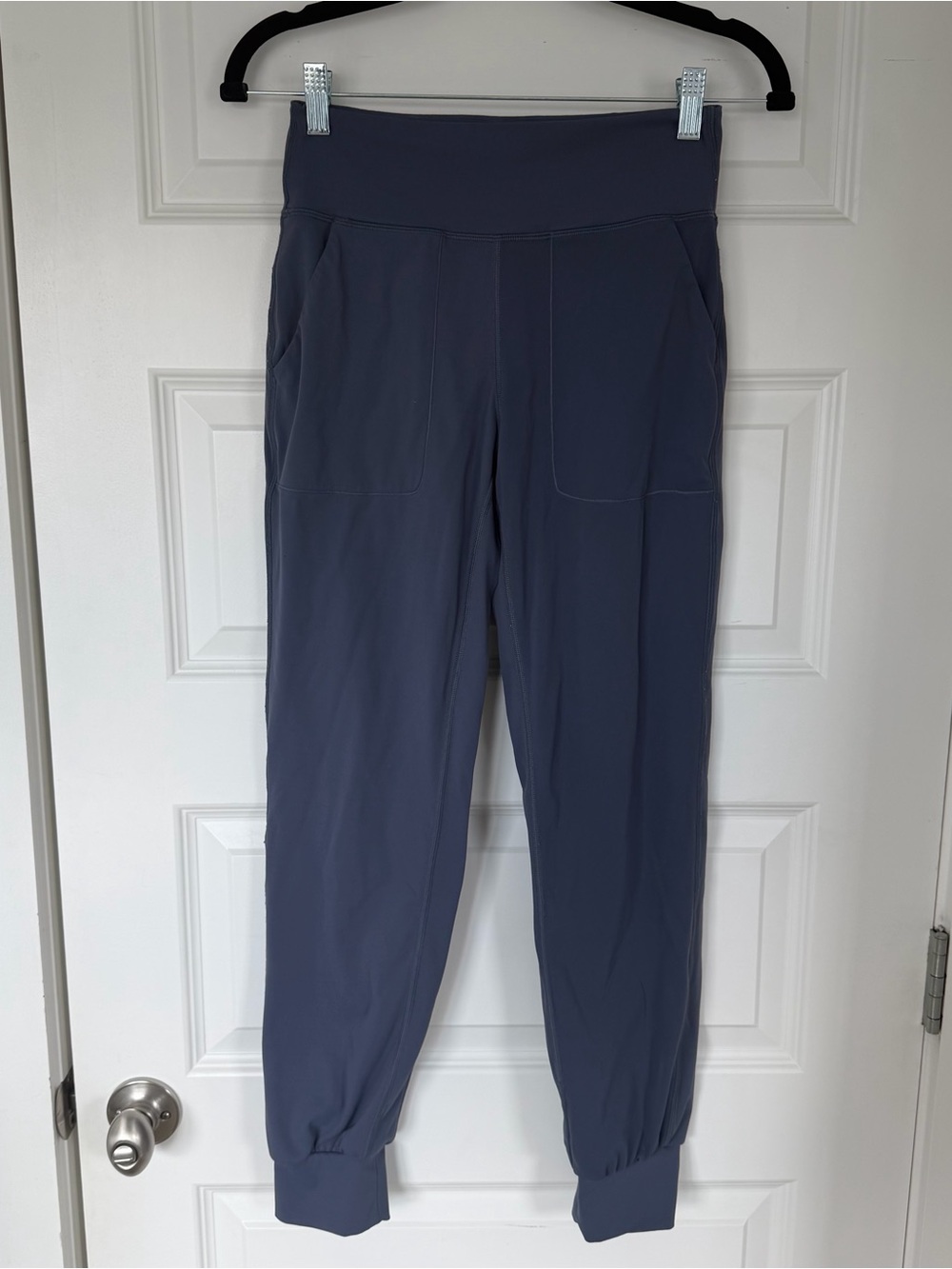 One Women's High-Waist Slate Blue Jogger Pants